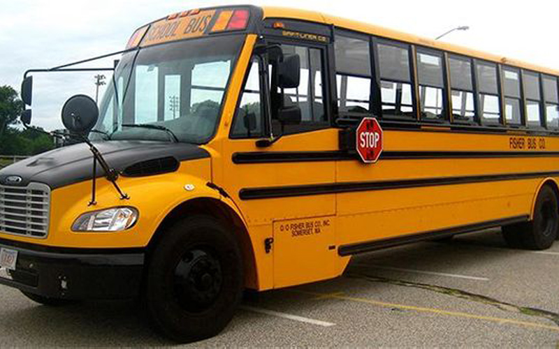 School bus by Fisher Bus Inc